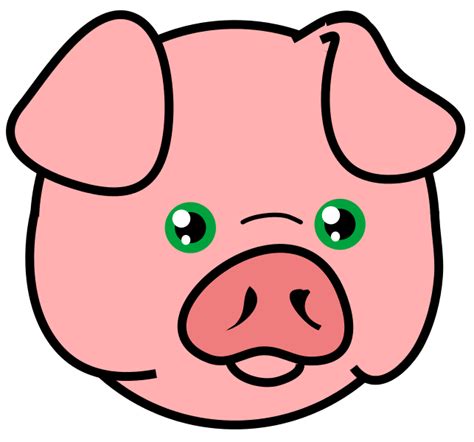 pig head clipart png - Clip Art Library