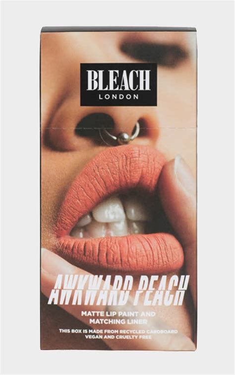 Bleach London Lip Kit Awkward Peach | Beauty | PrettyLittleThing USA