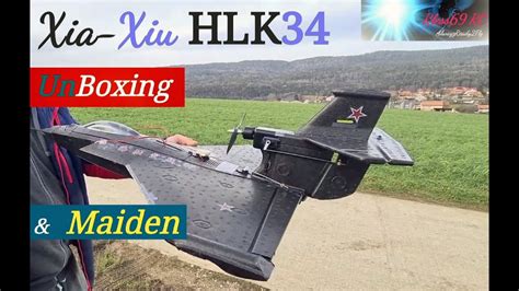 UnBoxing & Maiden Flight | Xia-Xiu HLK31 Sea Land Air Plane - YouTube