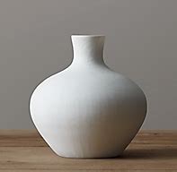Matte White Glass Vase