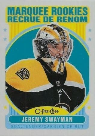 NHL Future Watch: Jeremy Swayman Hockey Cards, Boston Bruins