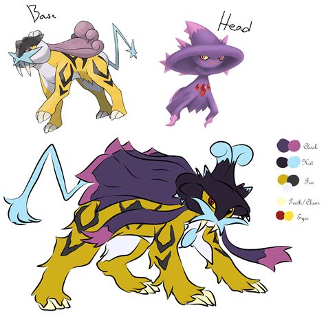 Raikou/Mismagius - Another Pokemon Fusion : r/MandJTV