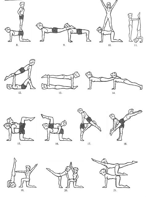 an image of people doing yoga poses on their hands and legs, with the instructions below