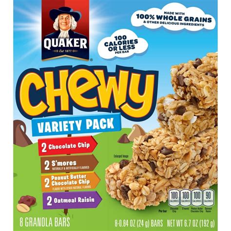 NEW QUAKER CHEWY GRANOLA BARS