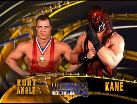 Kurt Angle vs. Kane Wrestlemania 18/X8 : r/WWEMatchGraphics