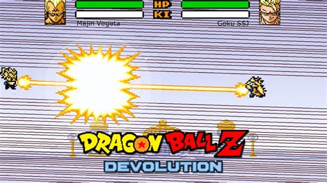 Dragon Ball Z Devolution: Majin Vegeta vs. Super Saiyan 3 Goku! - YouTube