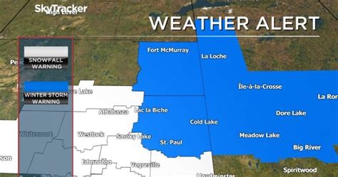 Snowfall warning in place for much of central Alberta, including Edmonton | Globalnews.ca