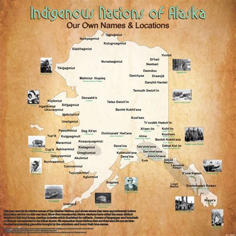 NEW!!! - ALASKAN TRIBAL NATIONS MAP-purchase | Native american map, Indigenous people of north ...