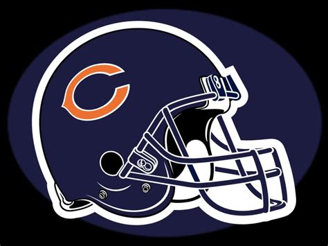 Chicago Bears Helmet 2 Logo Decals 2 Corn Hole Stickers set of (2)