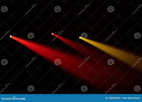 Stage, Spotlights, Bulbs, Light Stock Image - Image of color ...