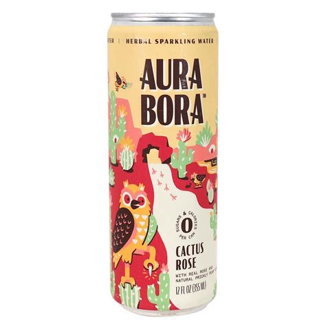 Aura Bora Herbal Sparkling Water Cactus at Natura Market