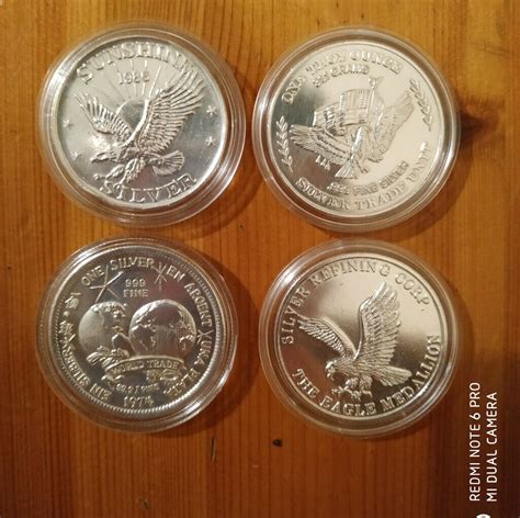 PURE SILVER COINS 4x 1oz | in Cambridge, Cambridgeshire | Gumtree