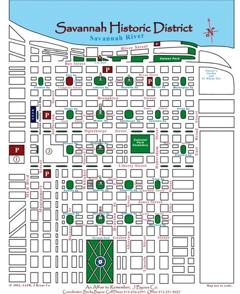 Printable Map Of Savannah Historic District - Printable Templates