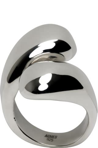 AGMES: Silver Synergy Ring | SSENSE Canada