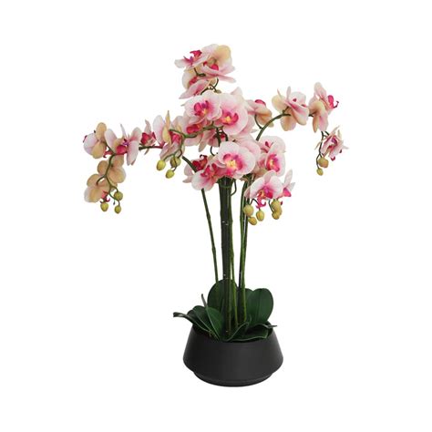 Jual Arthome Bunga Artifisial Orchid Dengan Pot Keramik Pink Terbaru ...