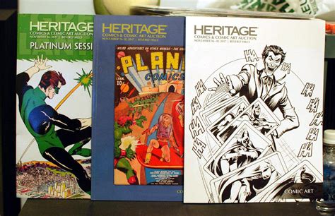 Heritage Comics Comic Art Auction Catalog Nov.16-18 2017 3x Catalogs ...