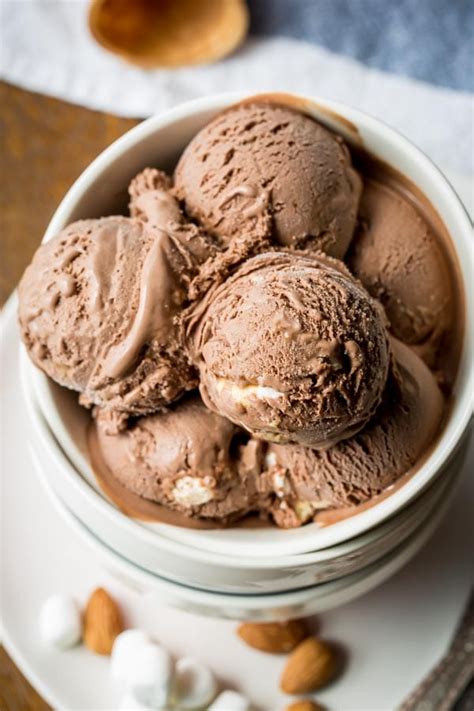 Rocky Road Ice Cream - Recipe Girl