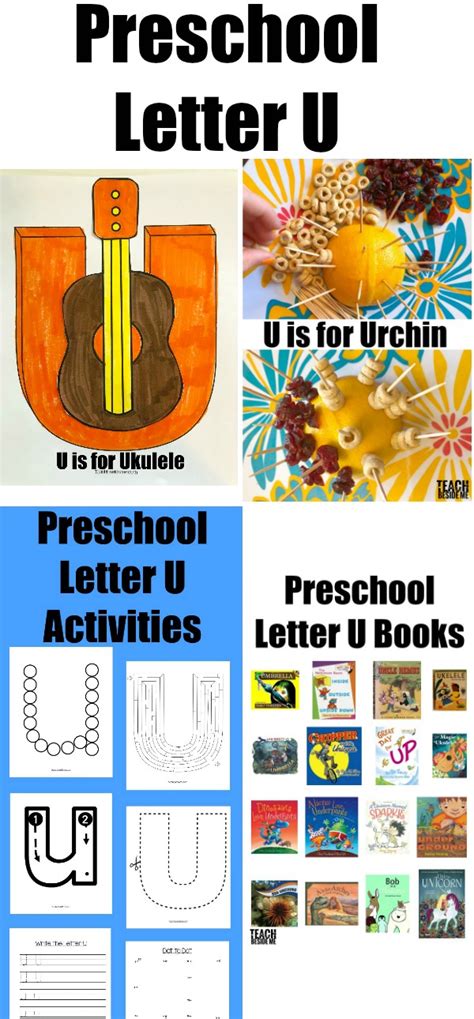 Letter of the Week: Preschool Letter U Activities - Teach Beside Me