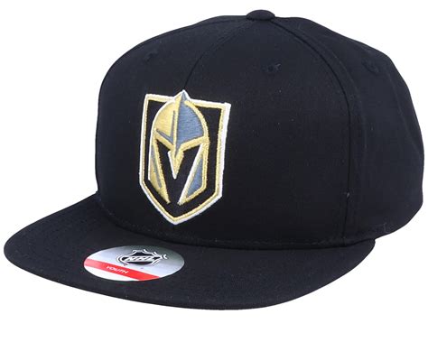 Kids Vegas Golden Knights Solid Black Snapback - Outerstuff cap ...