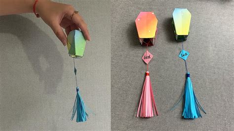 How to Make Paper Lanterns | DIY Sky Lantern | Easy Origami Blessing Lanterns | DIY Crafts - YouTube