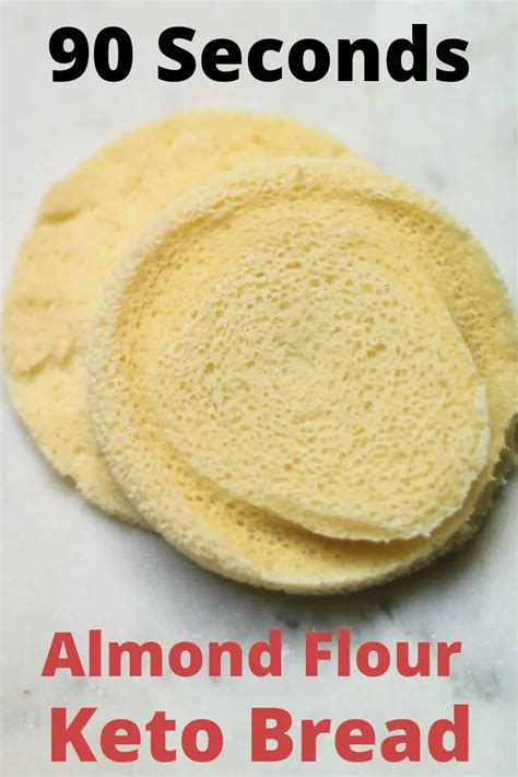 Keto Microwave Bread - Best 90 second Keto bread recipe | Almond Flour