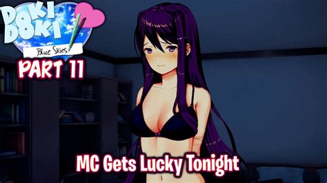 MC Gets Lucky Tonight!!!!(Part 11)(Yuri Route)(DDLC Blue Skies MOD ...