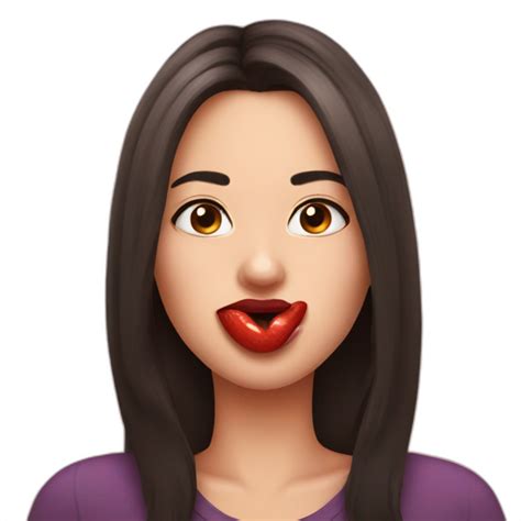 A lip gloss | AI Emoji Generator