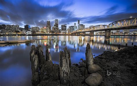 Portland Skyline Wallpaper - WallpaperSafari