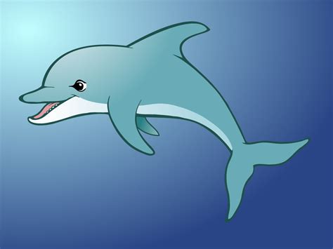 Dolphin Cartoon Drawing at PaintingValley.com | Explore collection of ...