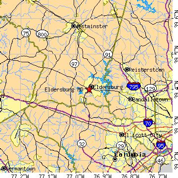 Eldersburg, Maryland (MD) ~ population data, races, housing & economy