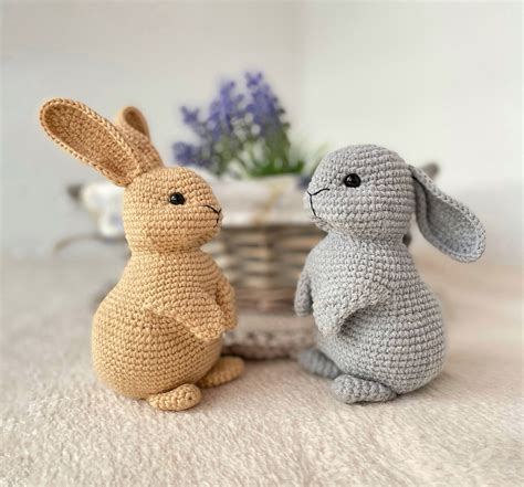 Crochet Pattern Cute Rabbit / Crochet PATTERN Plush Toy / - Etsy