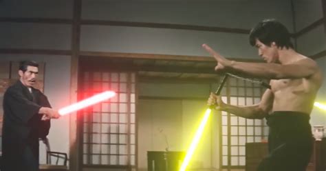 Bruce Lee Battles With Lightsaber Nunchucks in This Fan-Made Viral ...