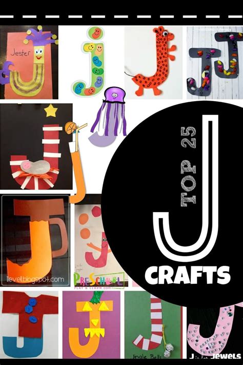 TOP 25 Letter J Crafts - super cute crafts including jester, jelly bean ...