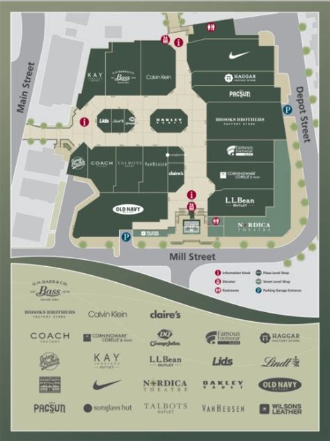 Outlet centre in Freeport, ME - Freeport Village Station - 24 stores ...