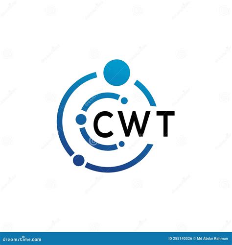 CWT Letter Logo Design on White Background. CWT Creative Initials Letter Logo Concept Stock ...