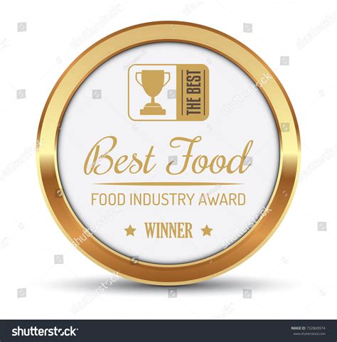 Best Food Award Badge Stock Vector (Royalty Free) 732869974 | Shutterstock