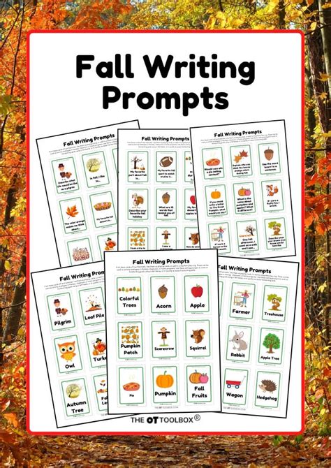 Fall Themed Writing Prompts - The OT Toolbox