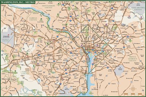 Washington DC Metro Map | Digital Vector | Creative Force