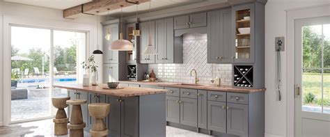 Grey Kitchen Cabinets | Modern & Shaker Grey Cabinets Online