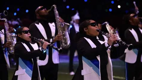 Jackson State’s Marching Band Performs With Usher During Super Bowl ...