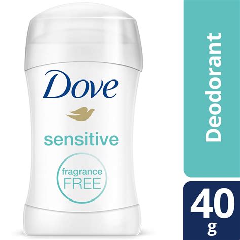 Dove Deodorant Stick Sensitive Hypoallergenic Fragrance 40g | Shopee ...