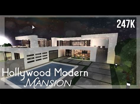 Hollywood Mansion tour - bloxburg - YouTube