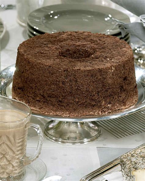 Chocolate Angel Food Cake Recipe | Martha Stewart