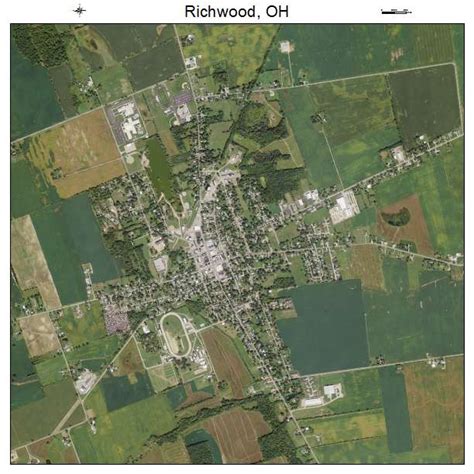 Aerial Photography Map of Richwood, OH Ohio