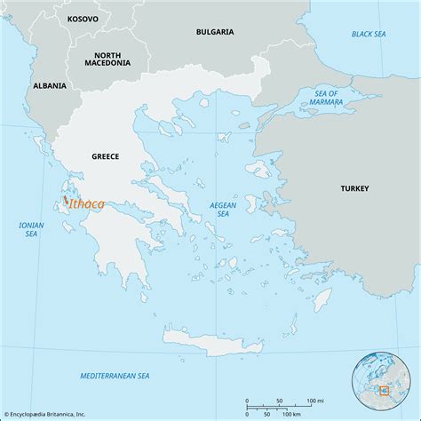 Ithaca | Greece, Map, History, & Facts | Britannica