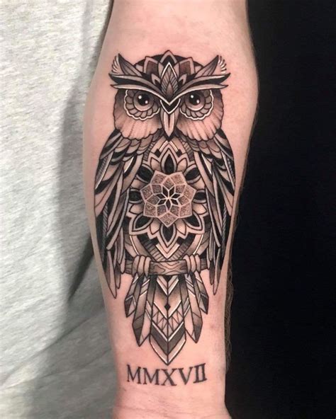 101 best geometric owl tattoo designs you must see – Artofit