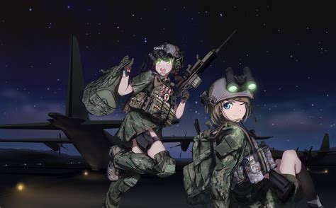 TC1995, Original Characters, Anime, Anime Girls, Military, Weapon ...