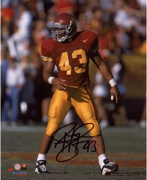 Troy Polamalu USC Trojans Autographed 8" x 10" Photograph | Troy ...