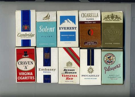 The Virtual Tobacconist - UK Cigarette Brands - Packets of 10 ...