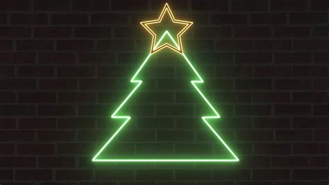 Neon Christmas Tree and Lights and Decorations image - Free stock photo - Public Domain photo ...